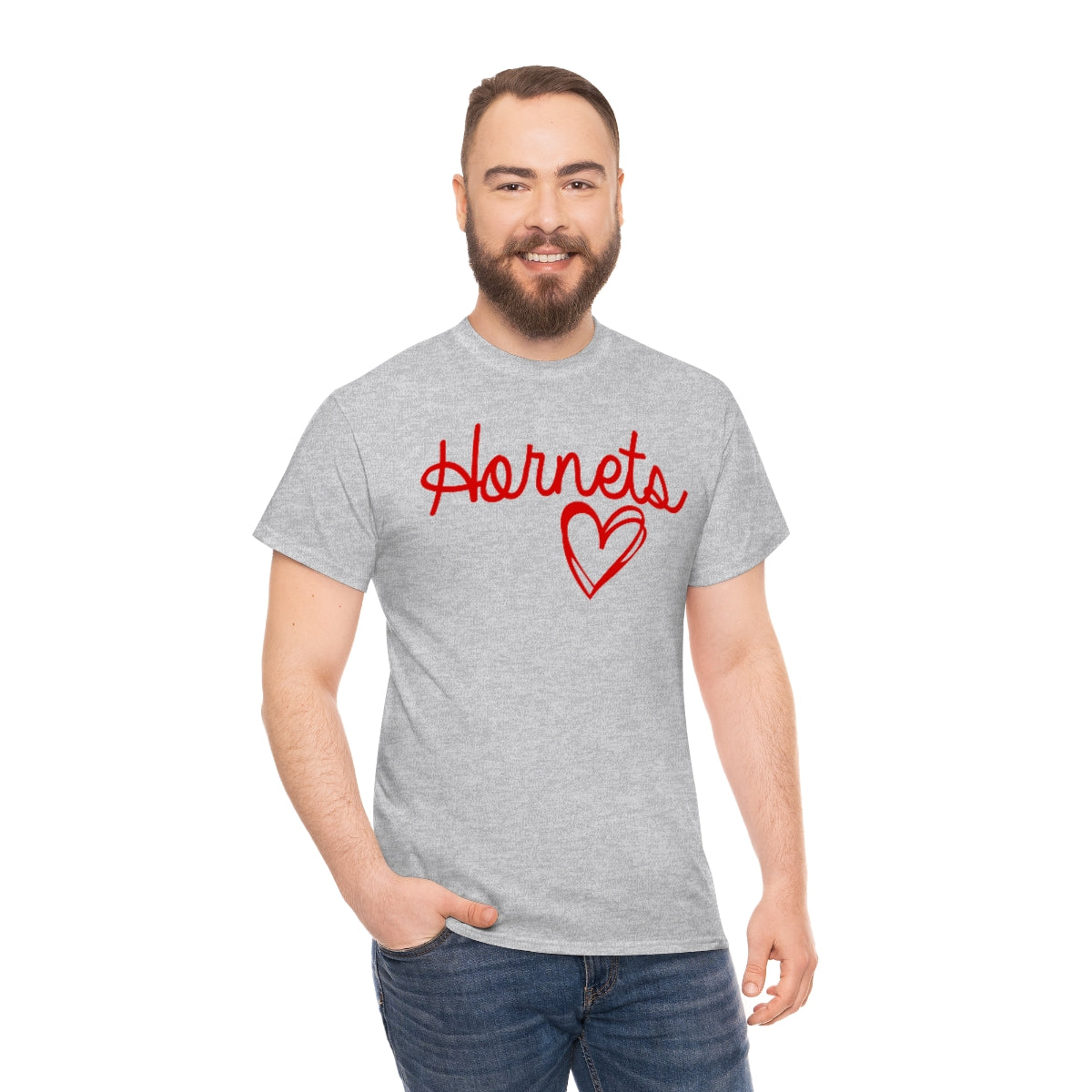 Hornet Heart Unisex Heavy Cotton Tee