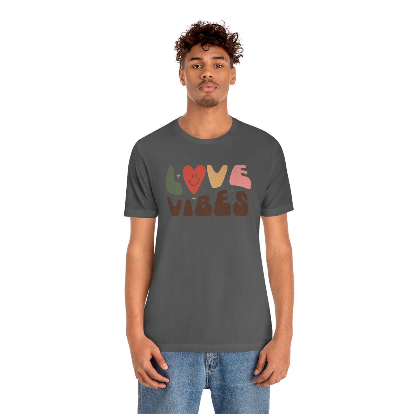 "Love Vibes"  Unisex Jersey Short Sleeve Tee