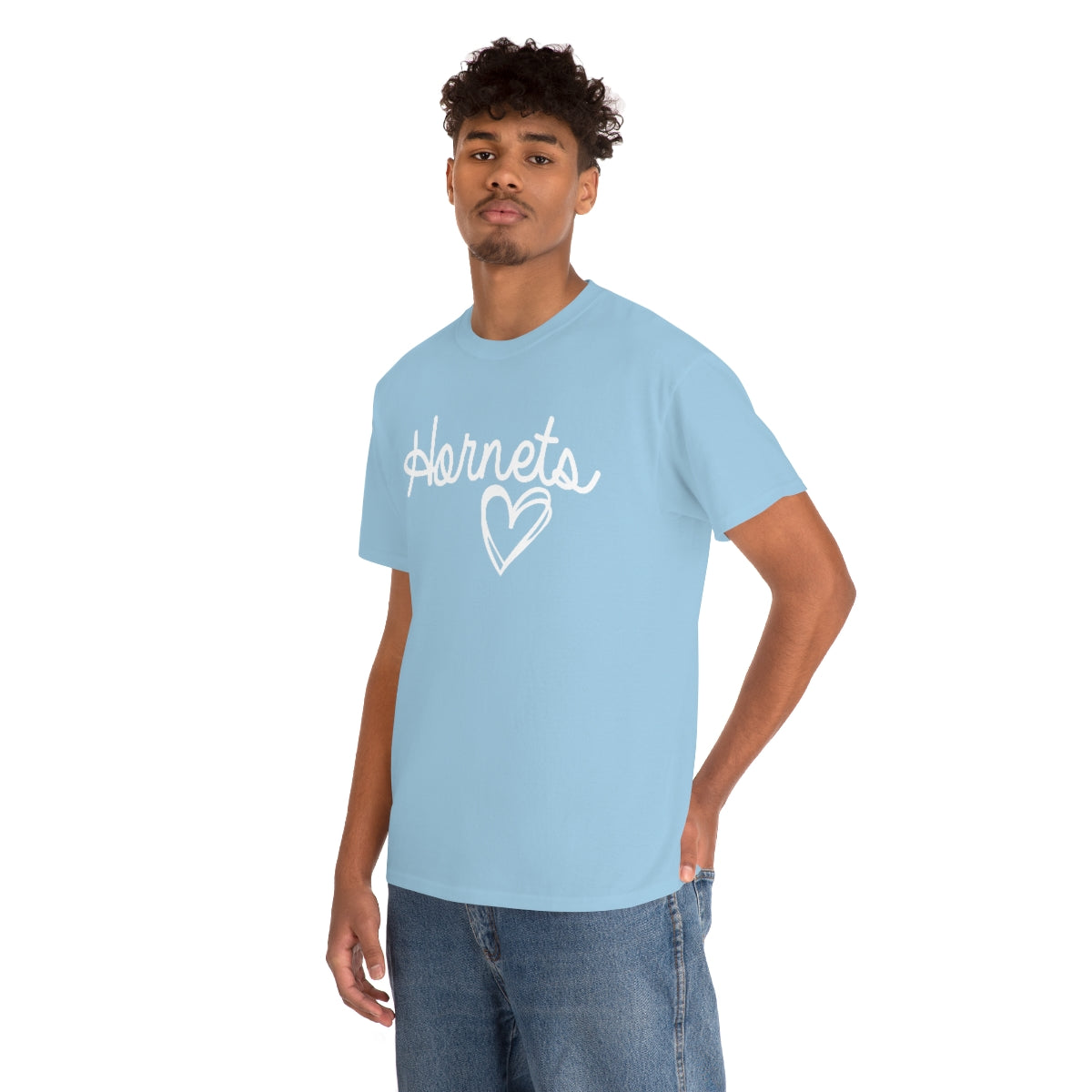 Hornet White Heart Unisex Heavy Cotton Tee