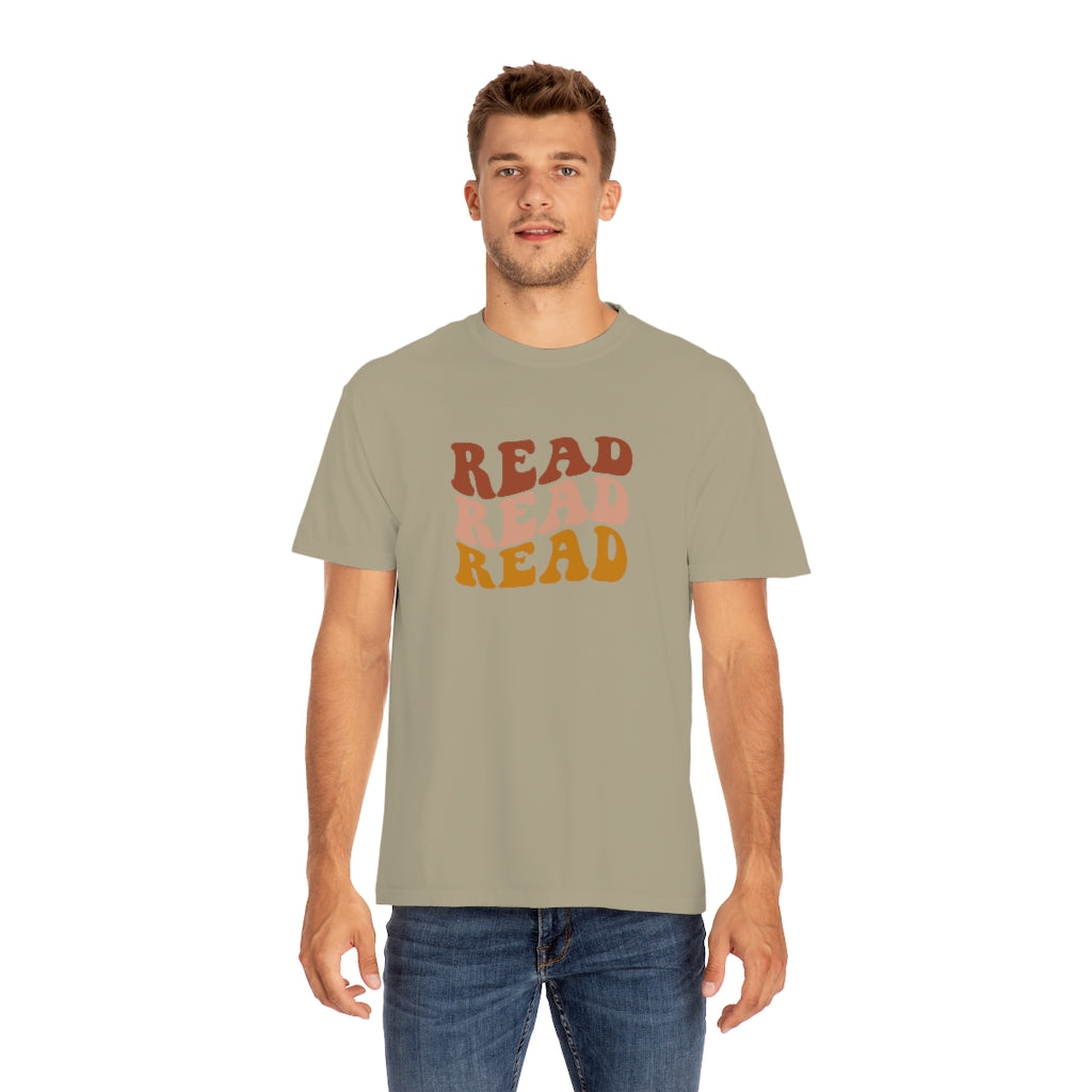 Read Read Read Warm Colors Unisex Garment-Dyed PREMIUM T-shirt