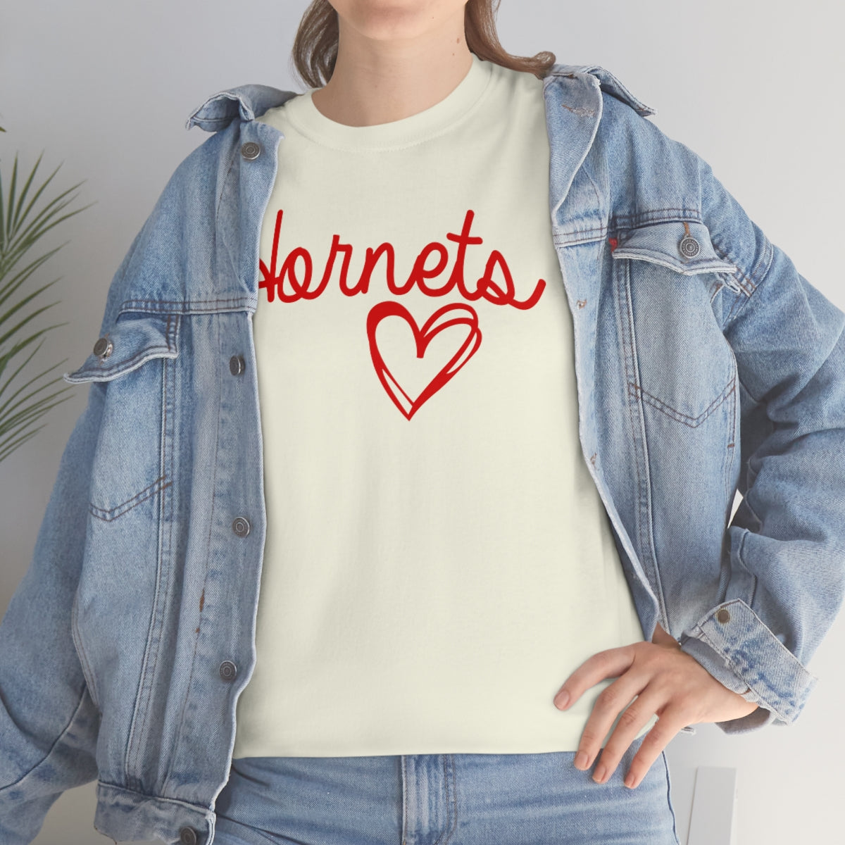 Hornet Heart Unisex Heavy Cotton Tee