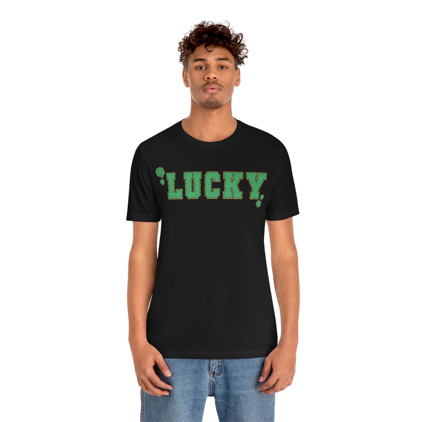 St. Patrick's Day "Lucky" Unisex Jersey Short Sleeve Tee