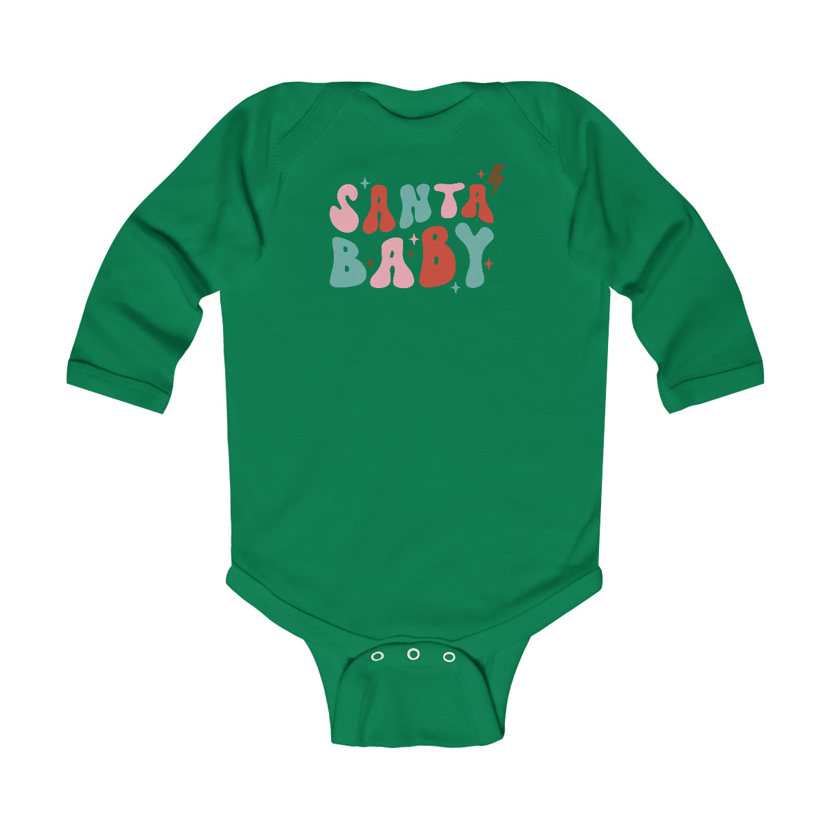 Santa Baby Infant Long Sleeve Bodysuit