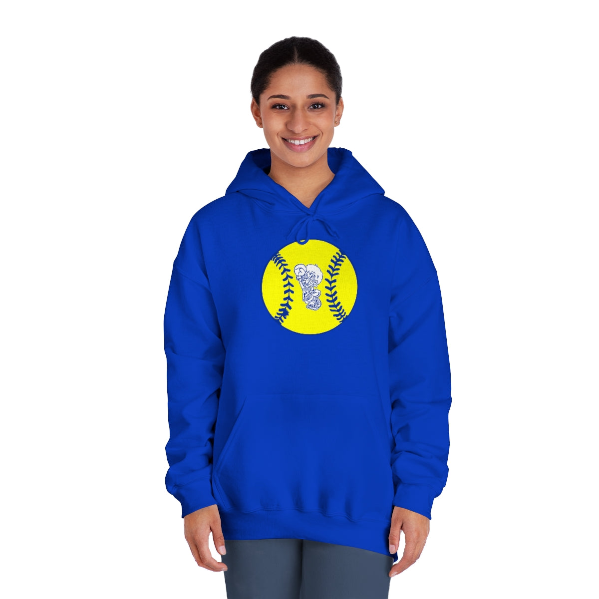 Freeburg Midgets Softball Unisex DryBlend® Hooded Sweatshirt