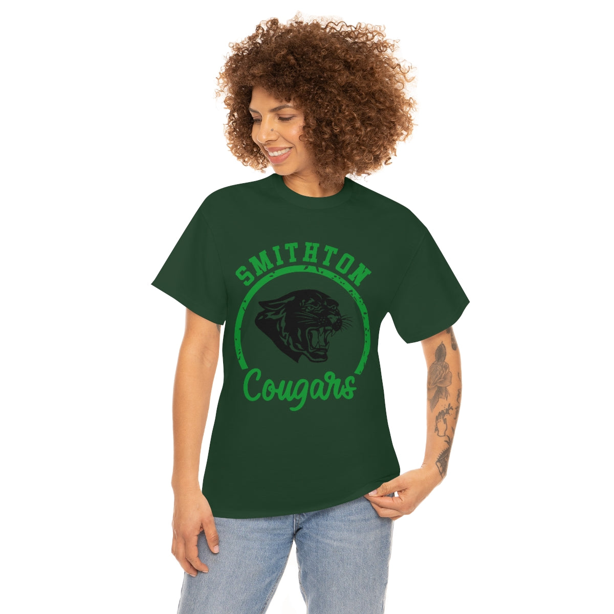 Smithton Cougars Unisex Heavy Cotton Tee