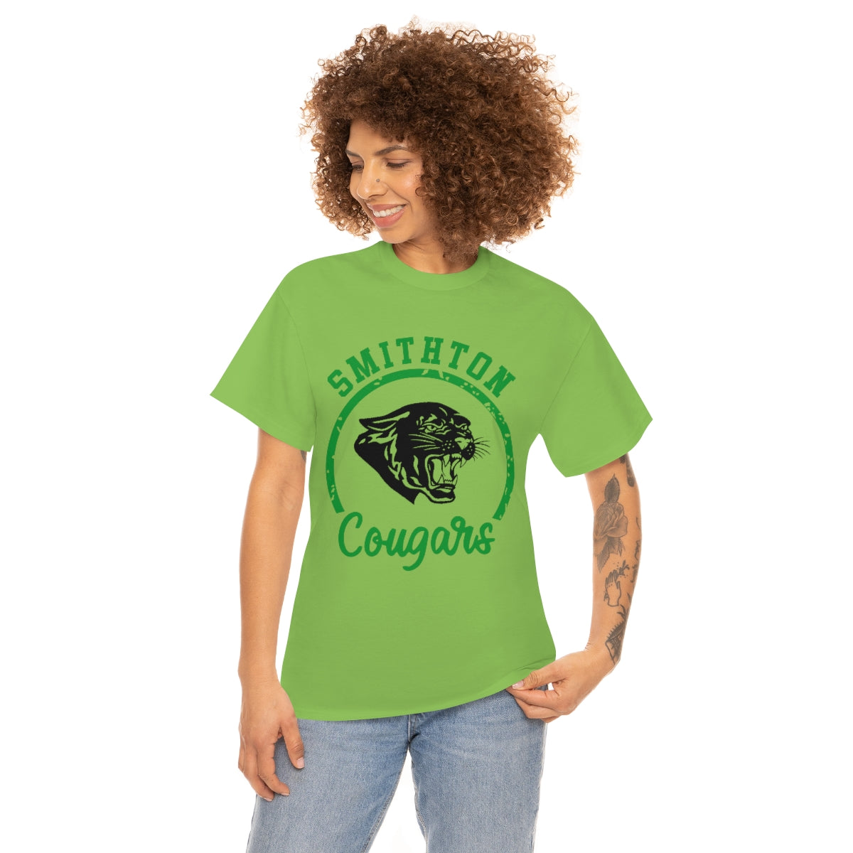 Smithton Cougars Unisex Heavy Cotton Tee